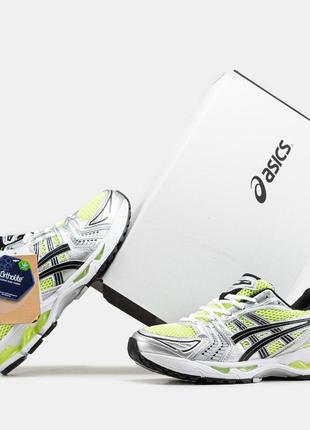 Asics gel-kayano 14 green silver9 фото