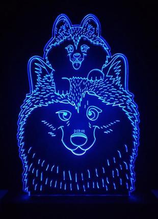 Нічник світильник дитячий собаки