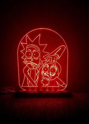 Светильник ночник рик и морти rick and morty 2