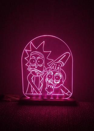 Світильник нічник рік і морті rick and morty 25 фото