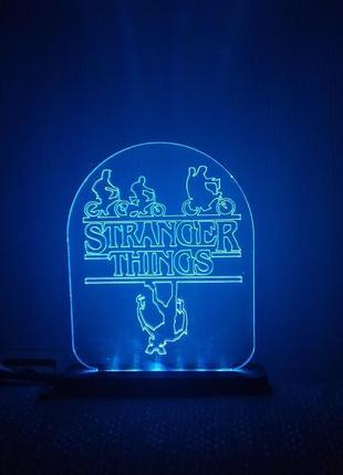 Світильник stranger things дуже дивні справи4 фото