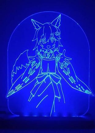 Аниме светильник the helpful fox senko-san заботливая лиса сэнко-сан