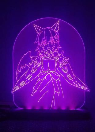 Аниме светильник the helpful fox senko-san заботливая лиса сэнко-сан