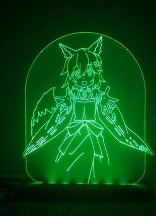 Аниме светильник the helpful fox senko-san заботливая лиса сэнко-сан