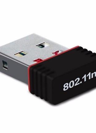 Usb адаптер wi-fi 150 mb 802.11 мини вайфай переходник