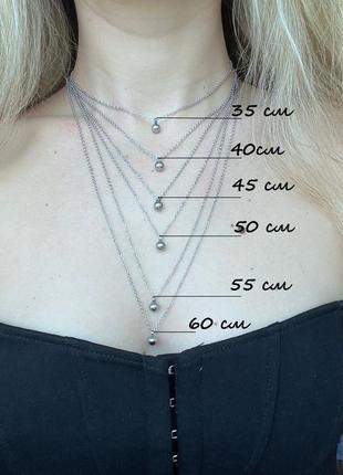 Мінімалістична прикраса на шию. ланцюжок з підвіскою.8 фото