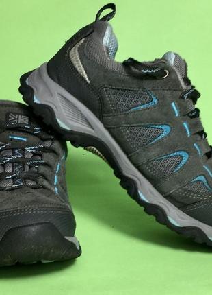 Женские треккинговые кроссовки karrimor mount low grey/blue