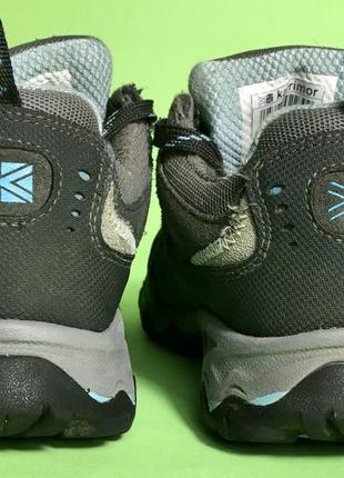 Женские треккинговые кроссовки karrimor mount low grey/blue4 фото