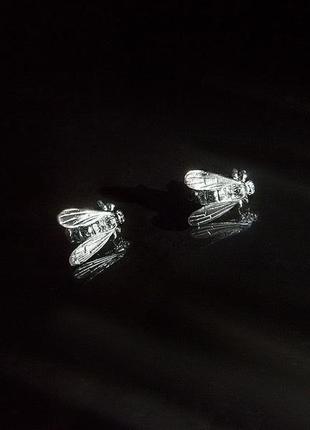 Серьги «мухи»1 фото