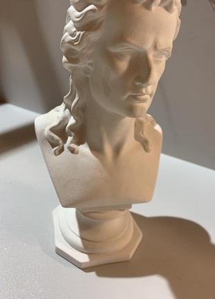 Гіпсова статуетка шиллер . авторський виріб ручної роботи.2 фото