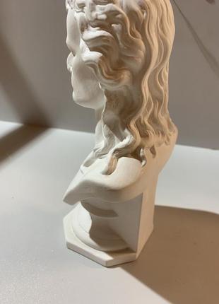 Гипсовая статуэтка шиллер . авторское изделие ручной работы.3 фото