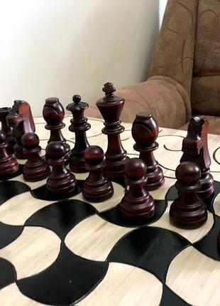 Шахматный стол  'гeомeтрик'. эксклюзивный стол7 фото
