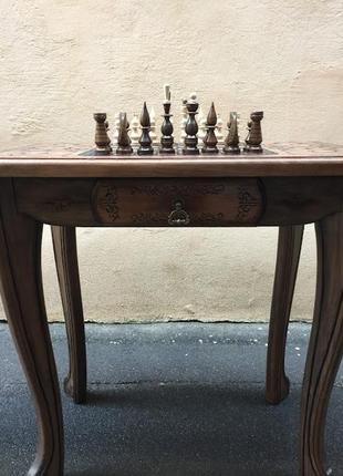 Шахматный стол  'магнолия'. эксклюзивный стол7 фото