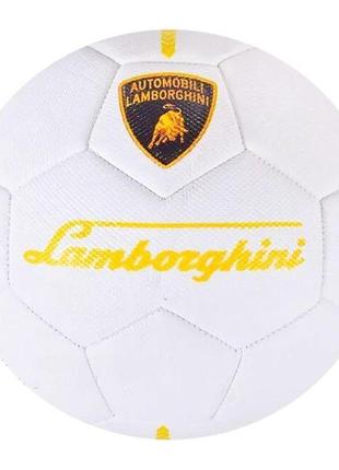 М'яч футбольний no5 "lamborghini", білий1 фото