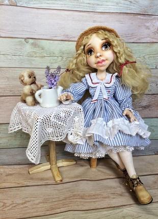 Интерьерная текстильная кукла6 фото