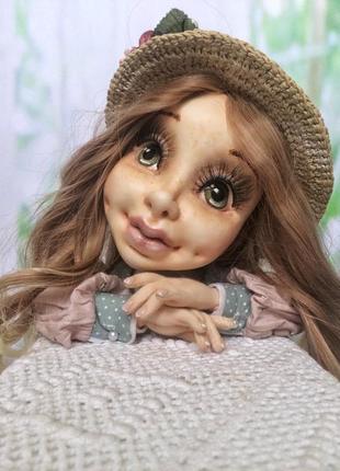 Текстильная шарнирная кукла роуз5 фото