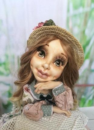 Текстильная шарнирная кукла роуз 7