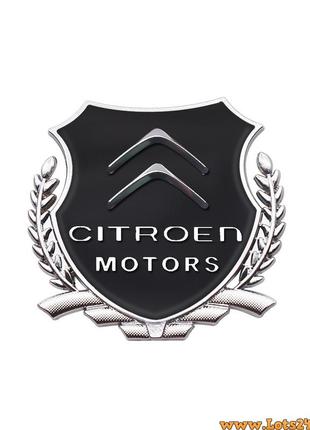 Авто значок citroen motors наклейка на машину двери авто значки марки машин наклейки на бампер стекло капот