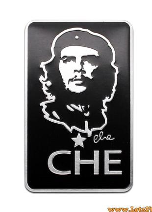 Автозначок че гевара 3d-наклейка che guevara на автомобіль машину кузов крило багажник