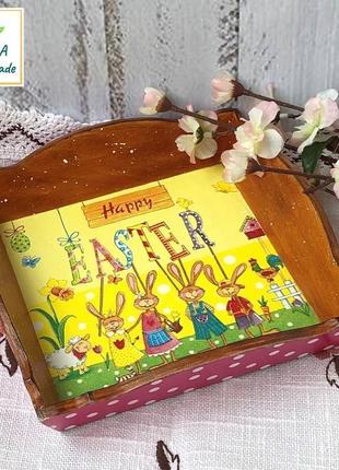 Короб великодній "happy easter"1 фото