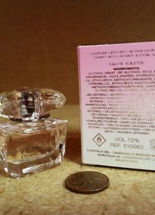 Жіночі парфуми мініатюра versace bright crystal (версаче брайт кристал) 5 мл, туалетна вода жіноча2 фото