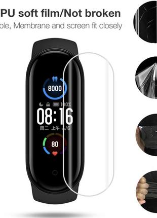 Захисна плівка для фітнес-трекера/смарт годин mi band 5