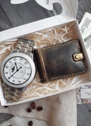 Набір мила" портмоне і годинник"1 фото