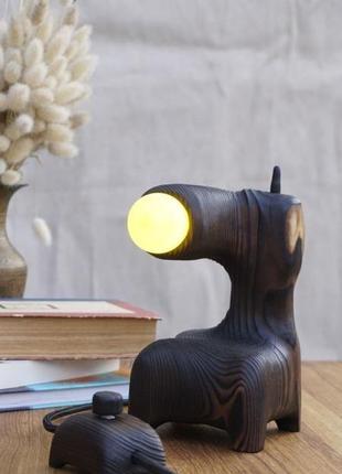 Уникальный светильник из дерева "кико"8 фото