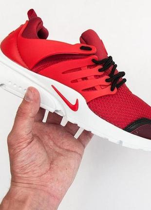 Nike air presto red white1 фото