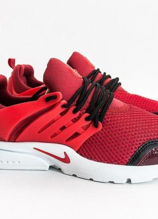 Nike air presto red white3 фото