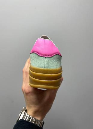 Adidas gazelle bold pulse mint pink5 фото