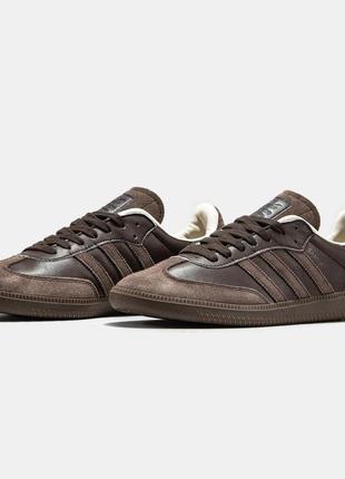 Adidas samba brown6 фото