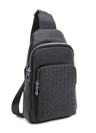 Чоловічий шкіряний рюкзак ricco grande k16085bl-black