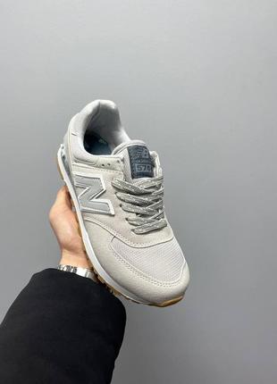 New balance 574 light grey v23 фото