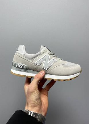 New balance 574 light grey v22 фото