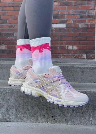 Asics gel-kahana 8 beige pink5 фото