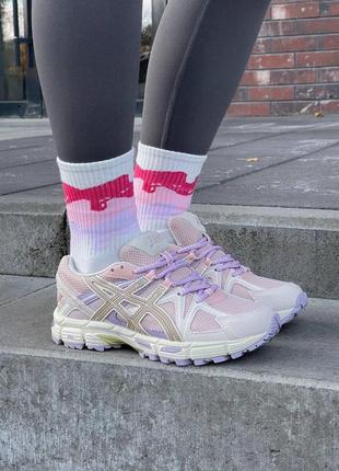 Asics gel-kahana 8 beige pink6 фото