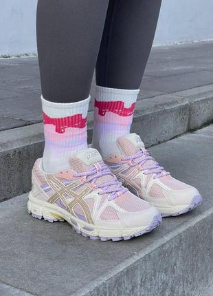 Asics gel-kahana 8 beige pink9 фото