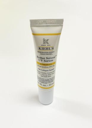 Легкая солнцезащитная сыворотка kiehl’s better screen, 15 ml