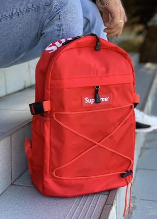 Рюкзак supreme red3 фото