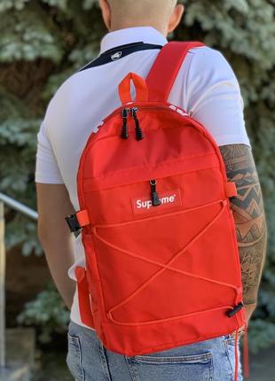 Рюкзак supreme red2 фото