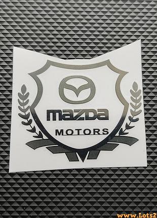 Авто значок mazda motors наклейка на машину авто наклейки значки марки машин на кузов бампер скло двері капот крила багажник