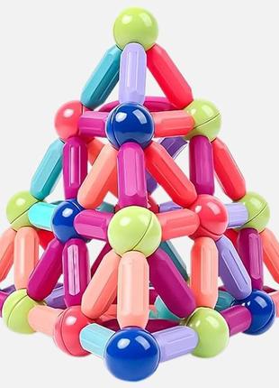Магнітний конструктор sky magnetic sticks 26 палочек 10 шариков