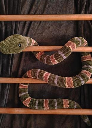 Змія амігурумі1 фото