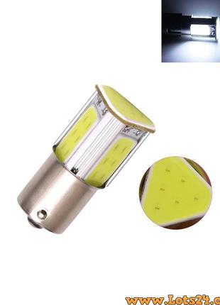 Авто-лампы белые p21w 1156 cob led 6000k ba15s светодиодные габарит стоп задний ход повороты