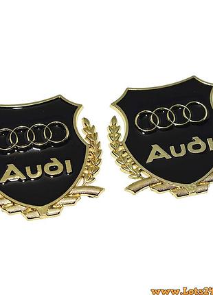 Авто значок audi motors наклейка на машину авто наклейки значки марки машин на кузов бампер скло двері капот крила багажник
