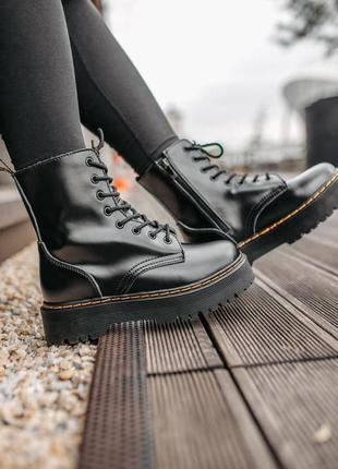 Dr. martens жіночі зимові черевики мартінс на платформі1 фото