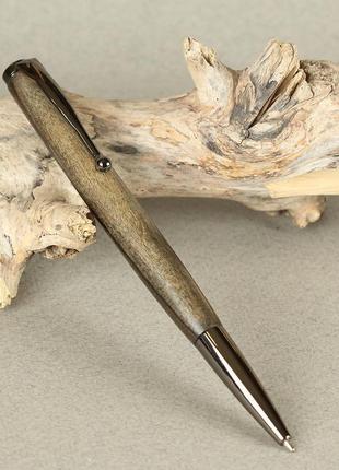 Дерев'яна пір'яна ручка, модель сімпл - моренний горіх