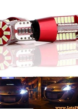 Автолампы w5w t10 57 led canbus 6500k габариты светодиодные обманки от ошибок