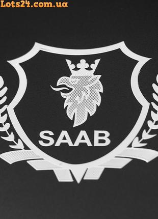 Авто значок saab motors наклейка на машину авто наклейки значки марки машин на кузов бампер скло двері капот крила багажник